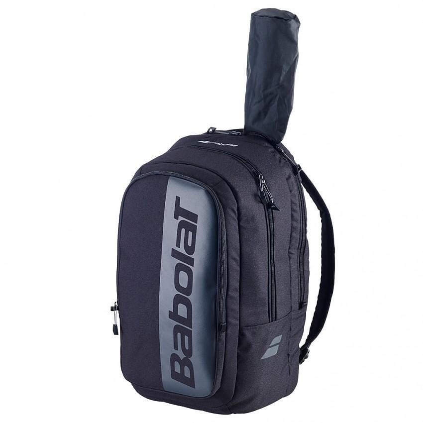 Раница Babolat Court Hero Black - компактна тенис раница с отделение за ракети и обувки