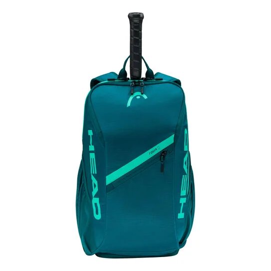 Head Tour 25L Green backpack – green tennis backpack with a racquet and shoe compartment, stylish and convenient