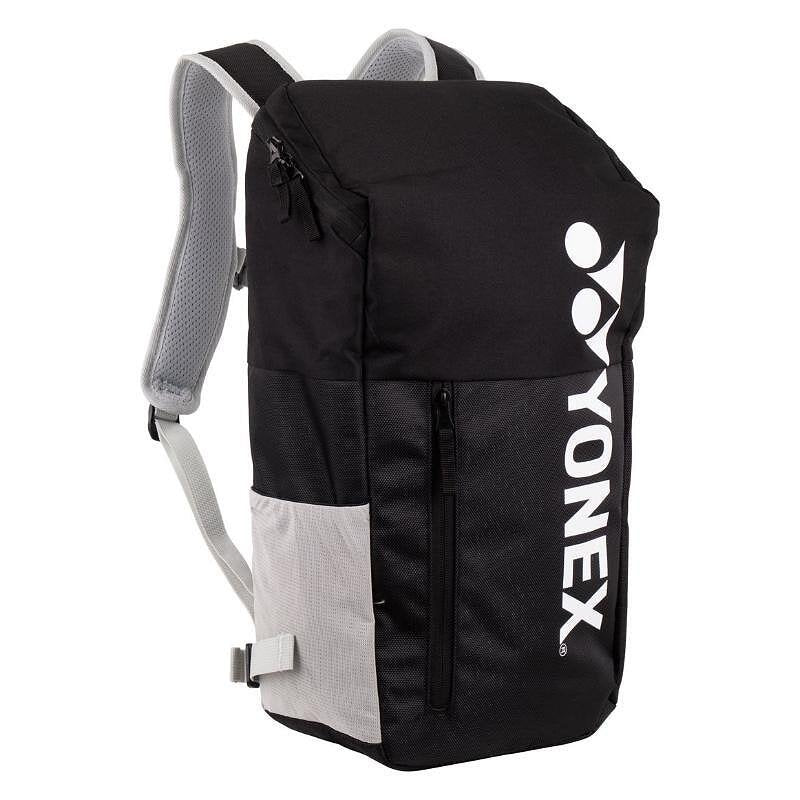 Rucsac Yonex Club Line 28L Black - geantă de tenis pentru rachetă și echipament, model negru cu volum de 28L