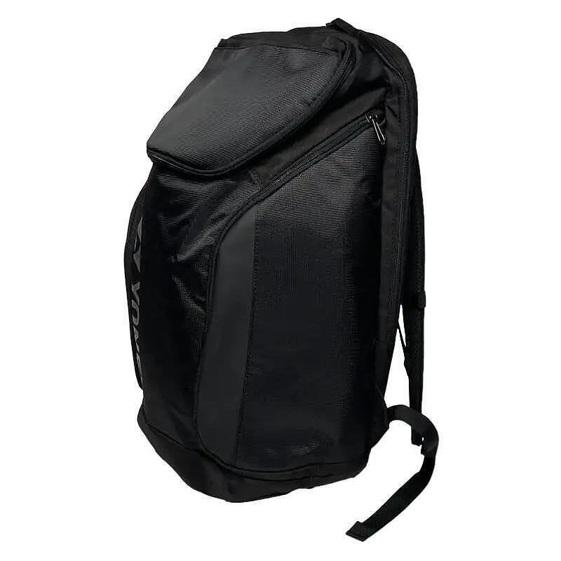 Yonex Pro L 34L Black backpack - black tennis backpack with 34L capacity, shoe pocket and YKK zipper