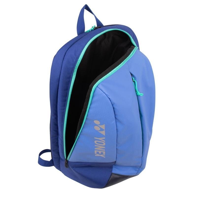 Rucsac Yonex Team 28L Blast Blue – rucsac de tenis cu spațiu pentru 3 rachete și obiecte personale, 28L, bretele confortabile