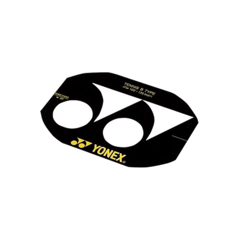 Șablon de logo Yonex 100-130 in. pentru rachete de tenis Yonex, șablon elegant cu logo pentru personalizare precisă.