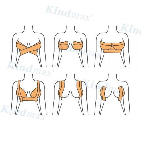 KINDMAX Bust Tape Lifting Tape for Breast Lift. Invisible Bra Tape