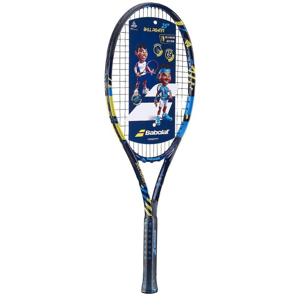 Rachetă de tenis Babolat Ballfighter 25 pentru copii, ușoară și confortabilă pentru tehnică corectă, echilibru și coordonare