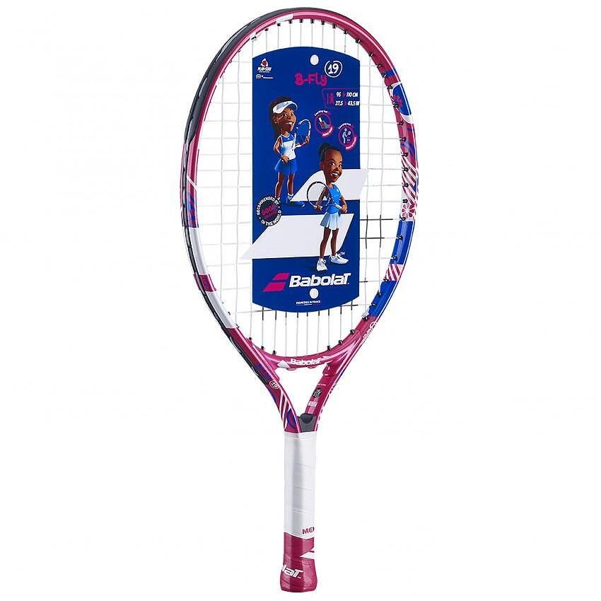 Rachetă de tenis Babolat Bfly 19 pentru copii de 4-5 ani | rachetă de tenis ușoară și confortabilă Babolat