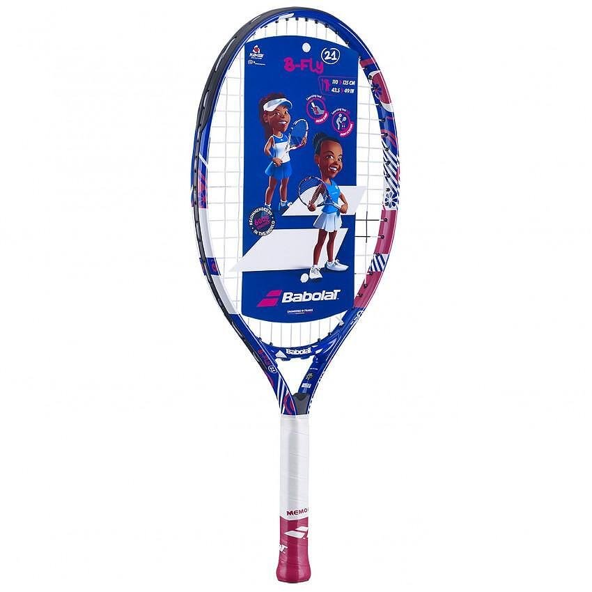 Тенис ракета Babolat Bfly 21 за деца 5-6 г., лека и удобна тенис екипировка за начинаещи.