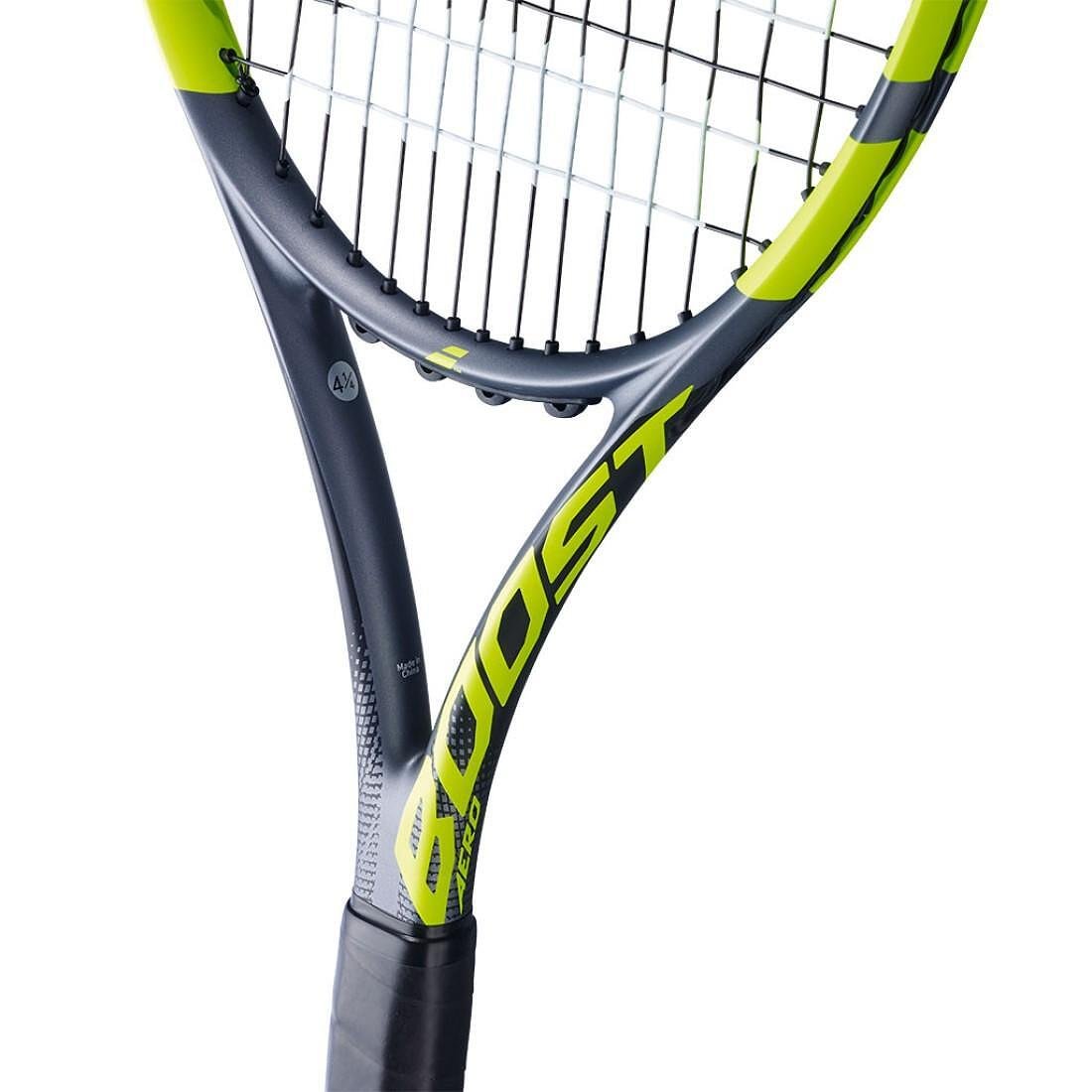 Rachetă de tenis Babolat Boost Aero - rachetă de tenis ușurată pentru începători și amatori, preînnodată de Babolat