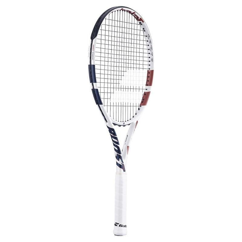 Rachetă de tenis Babolat Boost Drive White – rachetă ușoară din grafit pentru amatori, cu design modern și control pe teren