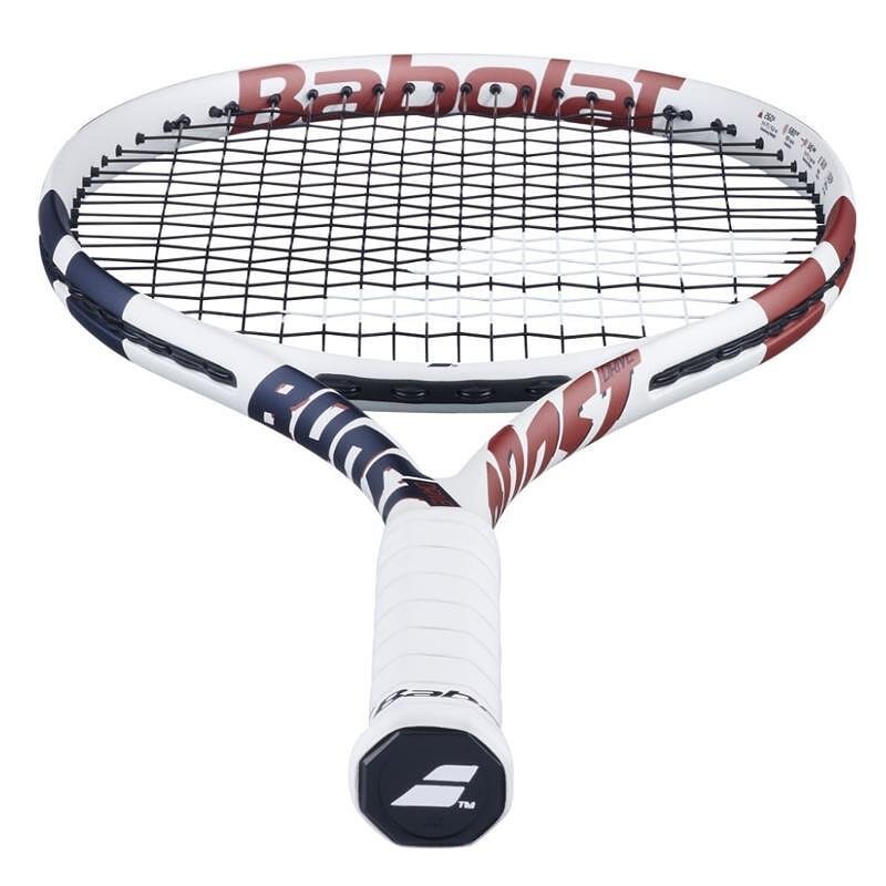 Rachetă de tenis Babolat Boost Drive White – rachetă ușoară din grafit pentru amatori, cu design modern