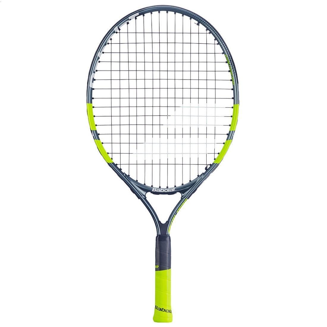 Babolat Carlitos Junior 21 CV tennis racket for children ages 5-7, lightweight aluminum racket with training visual aids