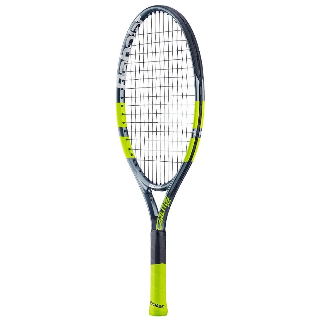 Babolat Carlitos Junior 21 CV tennis racket for children ages 5-7, lightweight aluminum racket with training visual elements