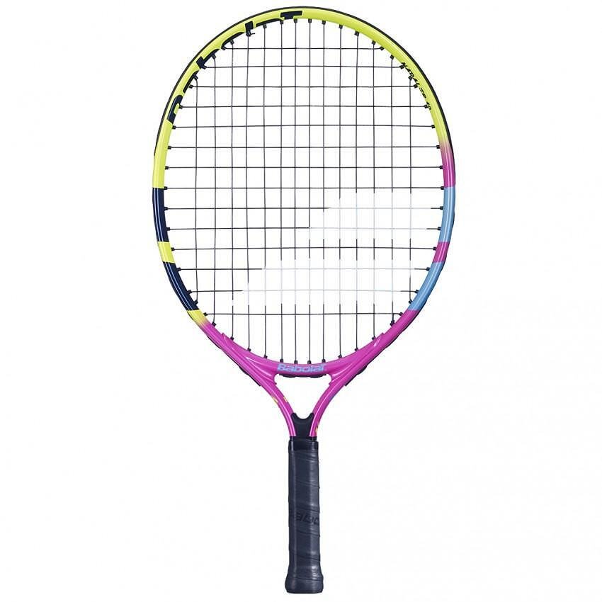 Rachetă de tenis Babolat Nadal Junior 19 pentru copii 4-5 ani, cu husă, culorile lui Rafael Nadal