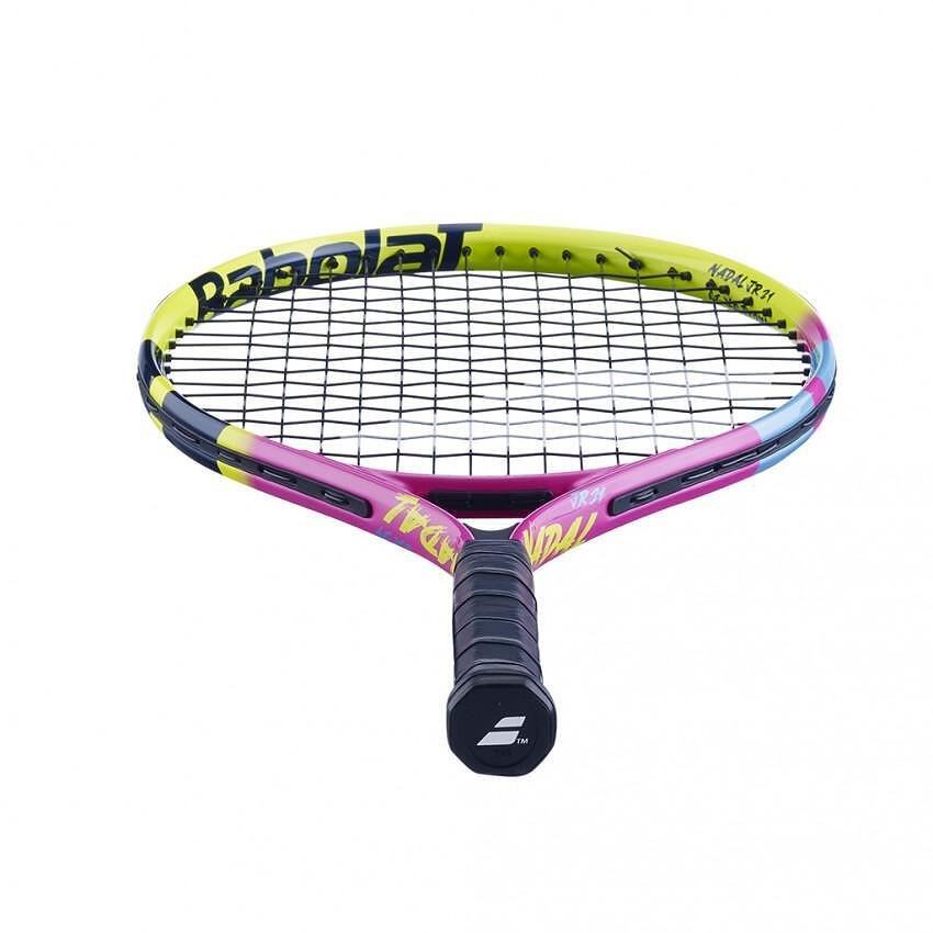 Rachetă de tenis Babolat Nadal Junior 21 pentru copii, rachetă ușoară și colorată, cu husă de transport