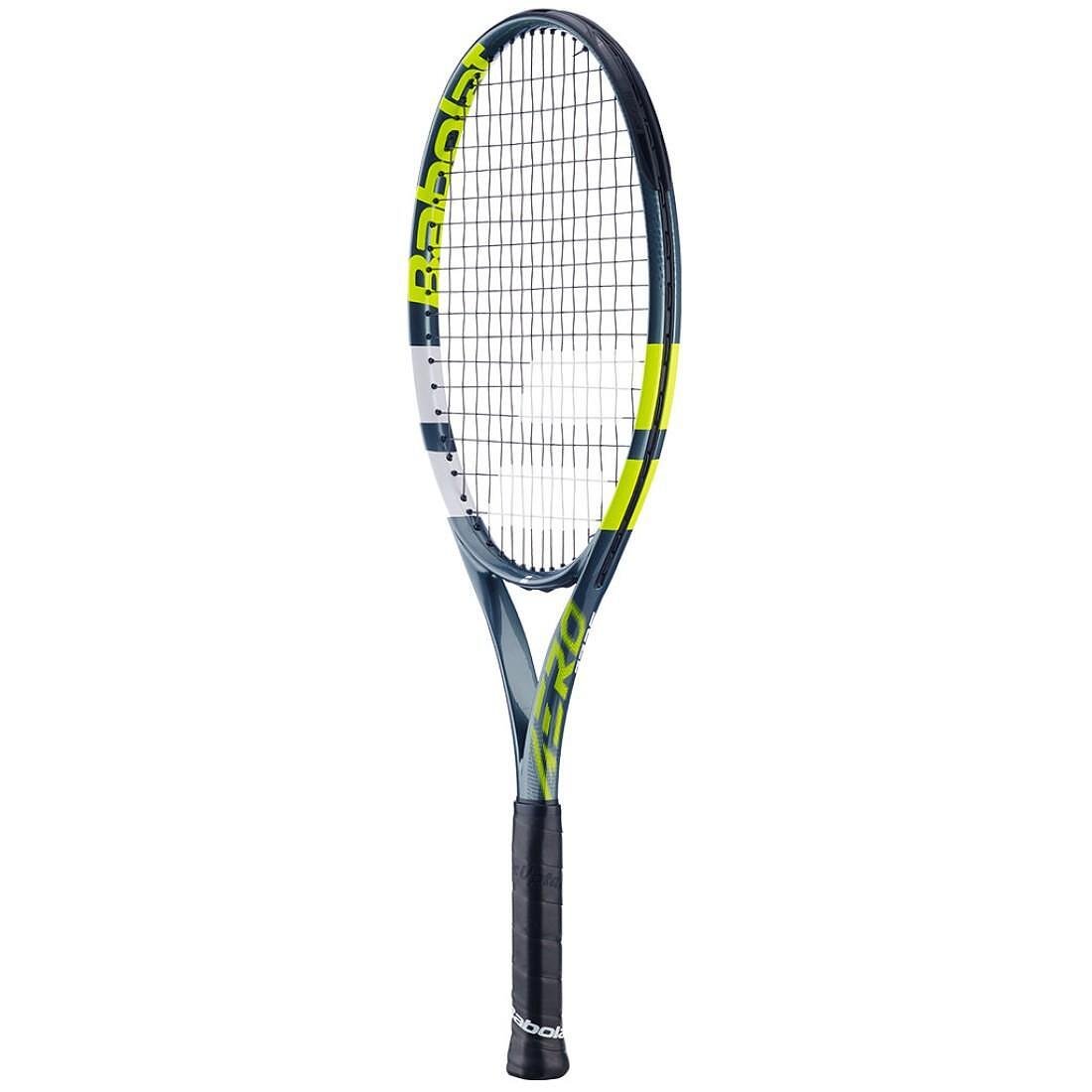 Rachetă de tenis Babolat Aero Junior 26 pentru copii, ușoară și aerodinamică, cu mâner confortabil pentru un topspin mai bun