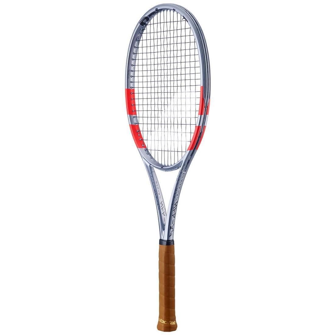 Babolat Pure Strike 97 Gen4 tennis racket - a precise and maneuverable tennis racket with an elegant gray design.