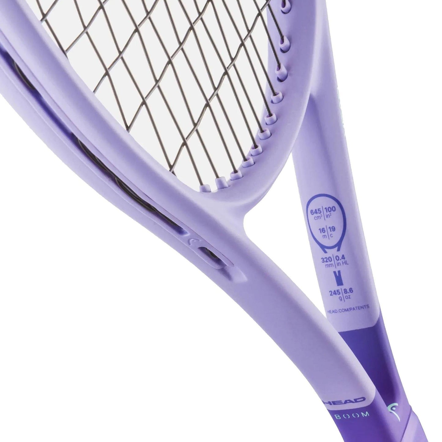 Rachetă de tenis Head Boom Jr. Alternate 26 în mov – model junior puternic pentru tineri tenismeni ambițioși