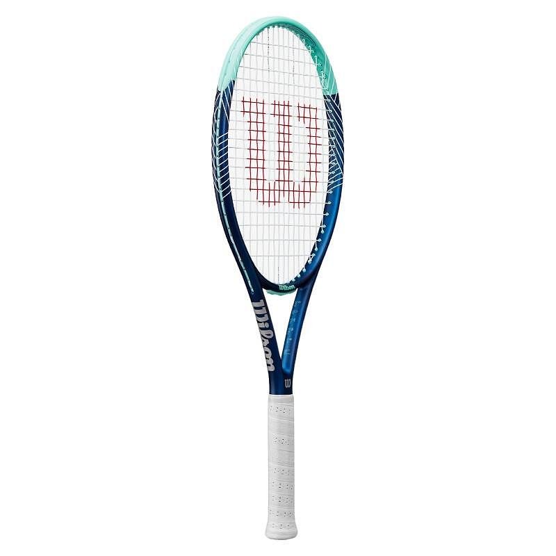 Rachetă de tenis Wilson Ultra Power 100 Tns pentru putere și control, cadru ușor din grafit și mâner Cushion Aire