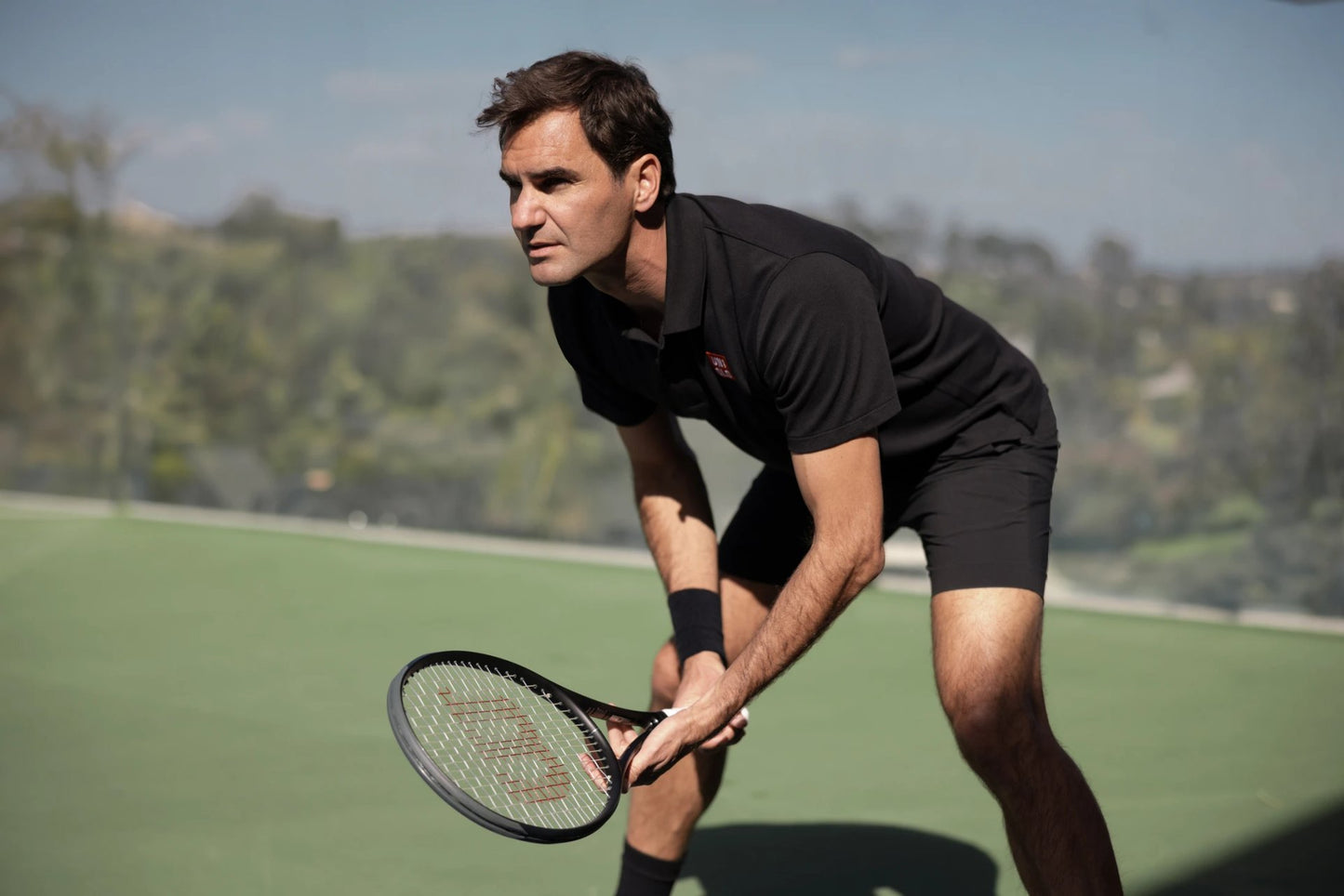 Wilson RF 01 16x19 tennis racket for all-around play and maneuverability, inspired by Roger Federer