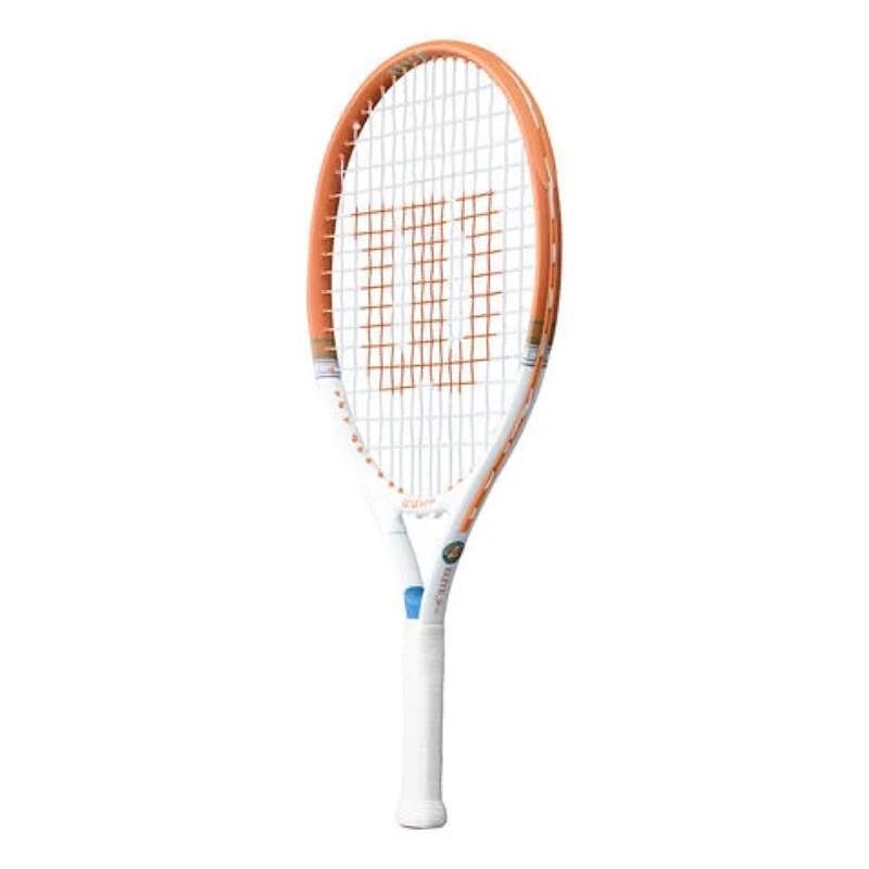 Wilson Roland Garros 2026 Elite 21 tennis racket for kids, a lightweight and comfortable starter racket with Roland-Garros design