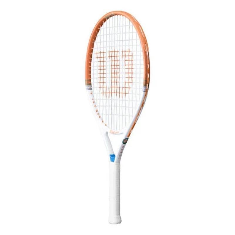 Tennis racket Wilson Roland Garros 2026 Elite 23 for kids, a light and comfortable starter racket with bumper guard