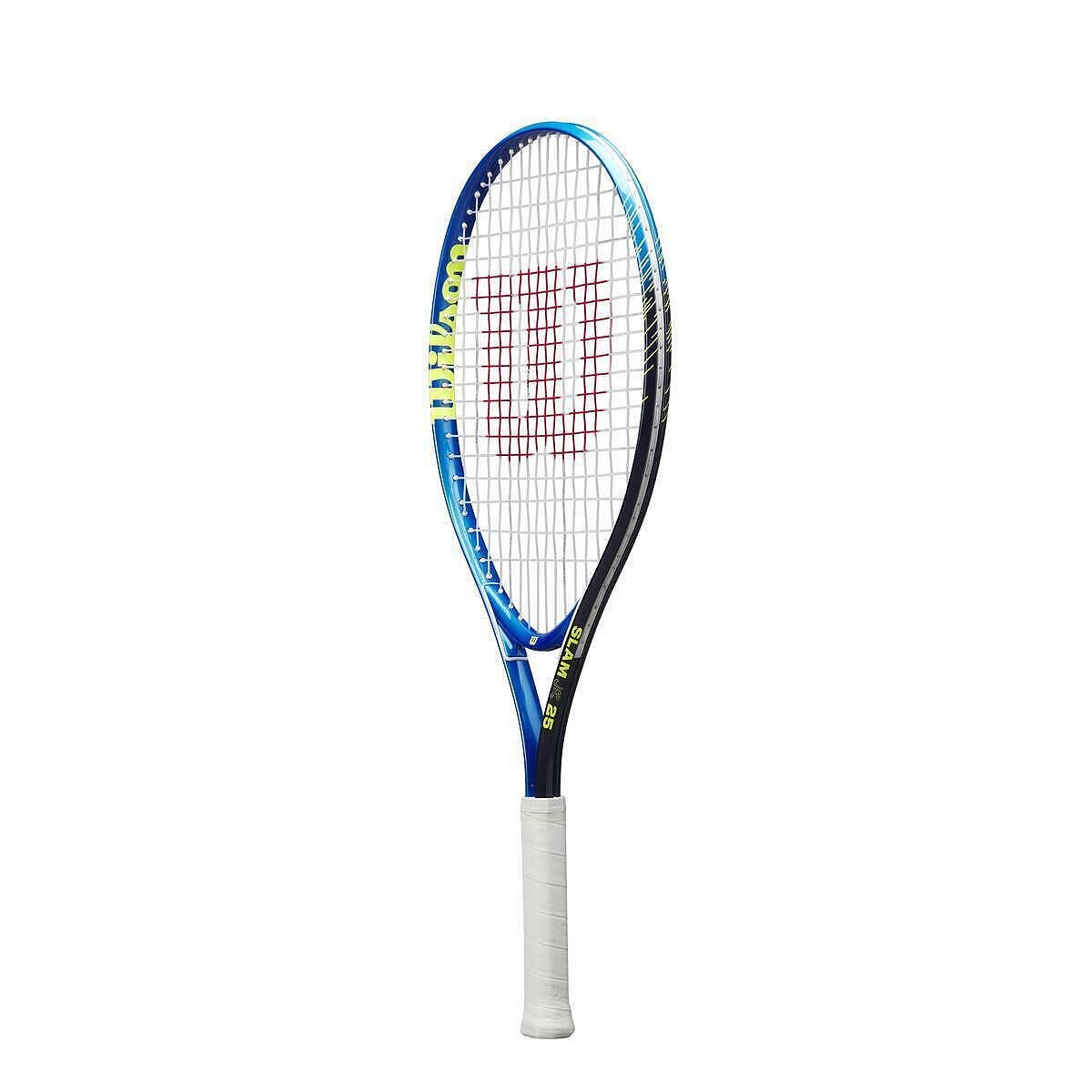 Wilson Slam Jr 25 Boys tennis racket - a lightweight kids' racket for boys with an AirLite Alloy frame and easy control