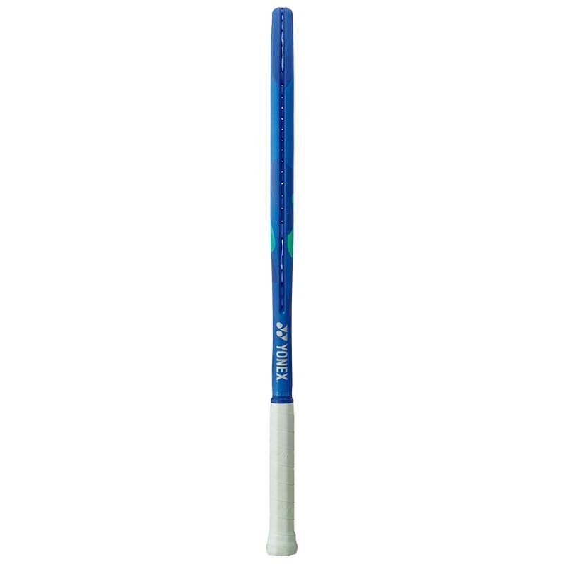 Rachetă de tenis Yonex EZONE 110 Blast Blue 2025 - rachetă alungită, puternică și confortabilă pentru începători și nivel mediu.