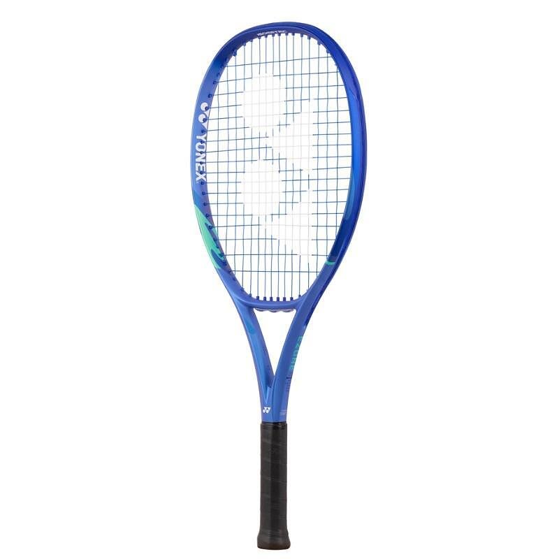 Rachetă de tenis Yonex EZONE 25 Blast Blue 2025 pentru copii 8-10 ani, grafit, 25 inci, putere și confort