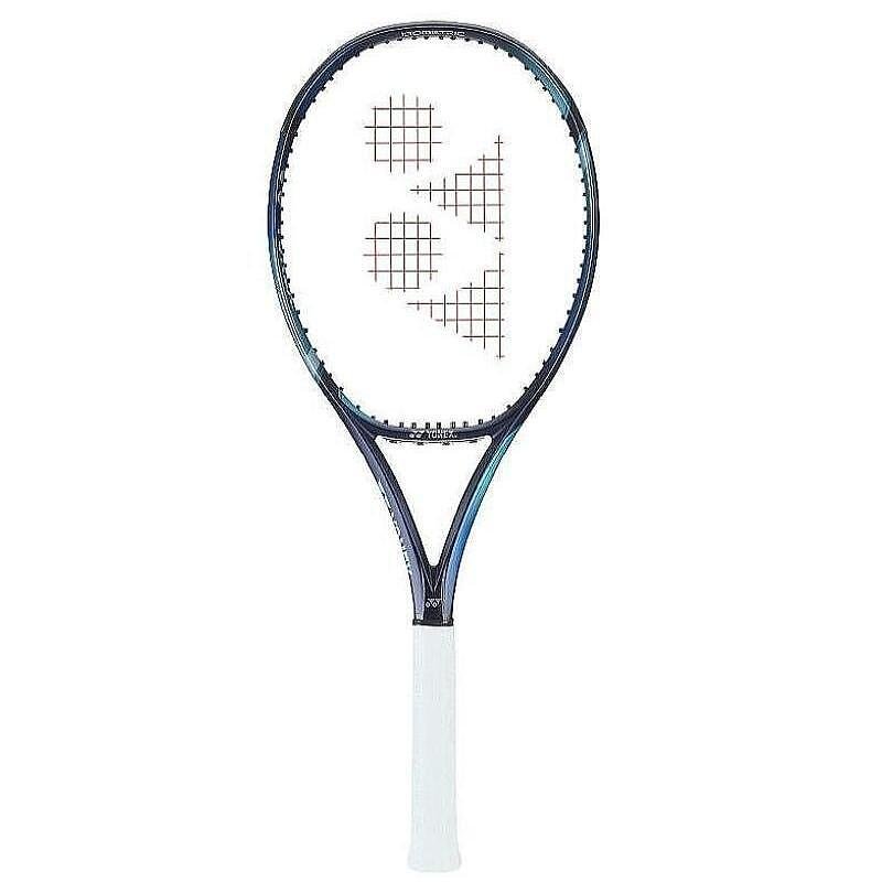 Yonex EZONE 98L Sky Blue tennis racket - a lightweight carbon racket for control and comfort, 98 sq. in.