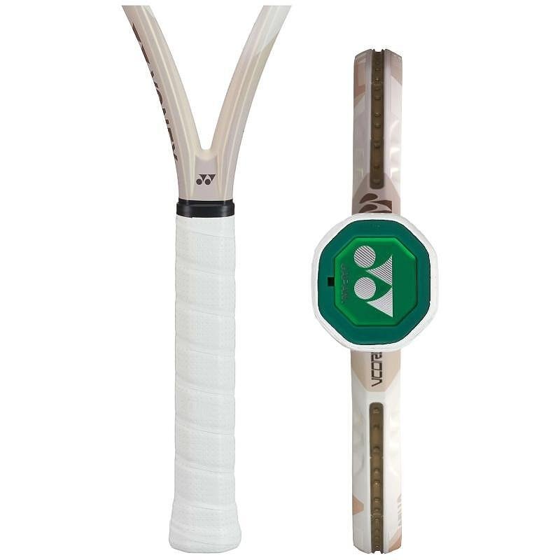 Yonex VCORE 100 Sand Beige tennis racket – a beige tennis racket with control and power from Yonex