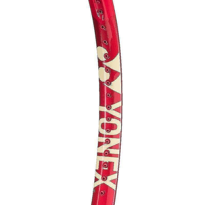 Yonex VCORE 98 Tour Ruby Red tennis racket - control, stability, and topspin for advanced players