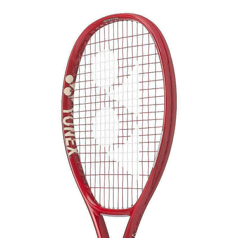 Rachetă de tenis Yonex VCORE Alpha SL Ruby Red, rachetă ultraușoară, preîncordată, cu control și spin excelente