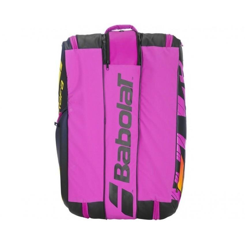 Термобег Babolat RH PURE AERO RAFA - 12 ракети, лилаво-черен тенис сак за 12 ракети с Rafa дизайн