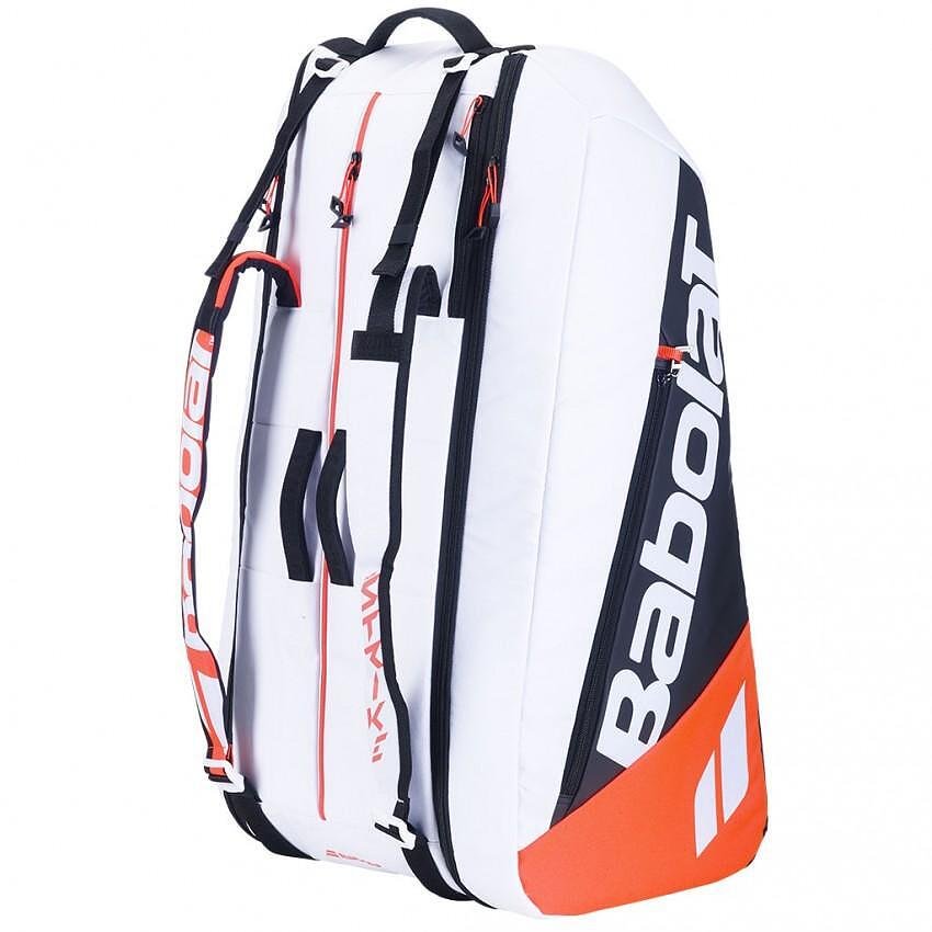 Термобег Babolat RH X 12 PURE STRIKE 2024 - 12 ракети, бял термобег за тенис ракети и тенис екипировка