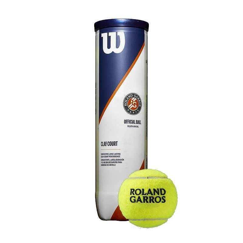 Mingi de tenis WILSON ROLAND GARROS CLAY CT 4 pentru teren de zgură, mingea oficială Wilson Roland Garros