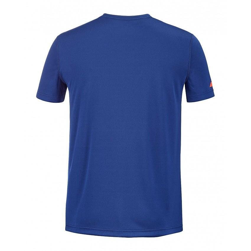 Тениска Babolat EXERCISE GRAPHIC TEE JUNIOR в синьо, спортен модел за деца и тенис екипировка