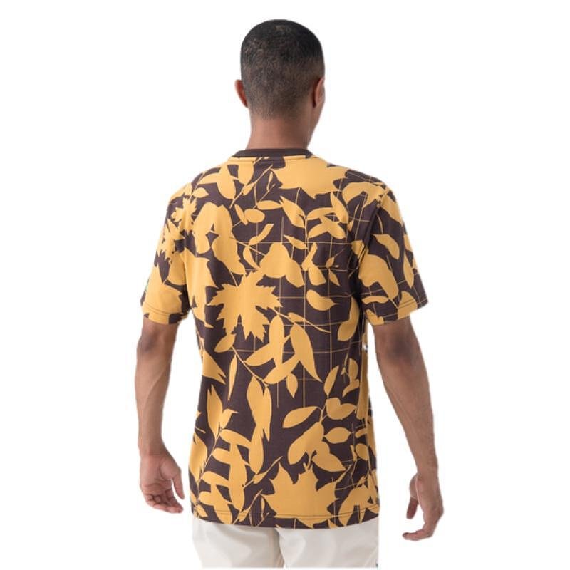 Yonex T-shirt 2024 - UNISEX size S, earth brown, stylish Yonex T-shirt for tennis and padel