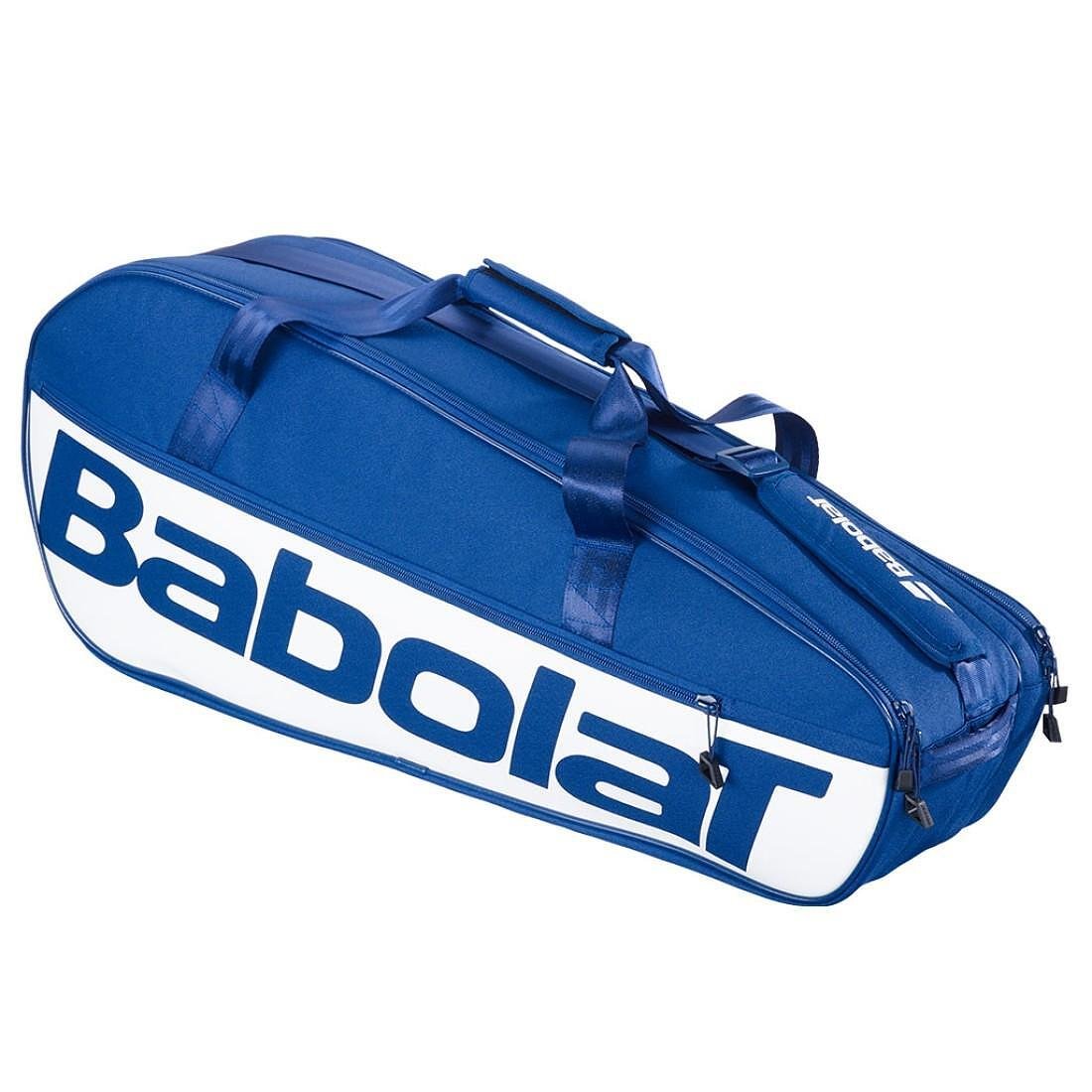 Babolat EVO COURT M 2025 Blue thermal bag - tennis bag for 6 rackets, blue with 2 compartments and accessory pockets