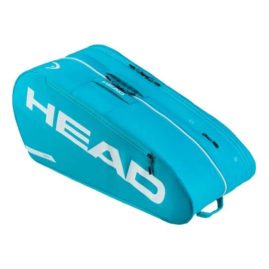HEAD Tour L Blue Thermobag - 9 racquets, blue tennis bag for 9 racquets with CCT+ protection and modern organization