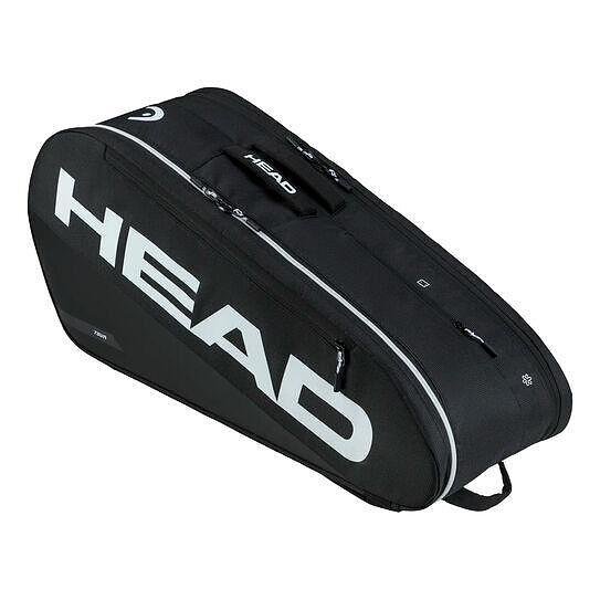 Head TOUR M Black thermal bag - tennis bag for 6 rackets and excellent organization