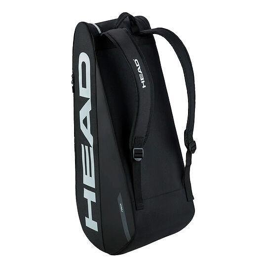 Head TOUR M Black thermal bag - premium tennis bag for comfort, protection, and organization of tennis gear