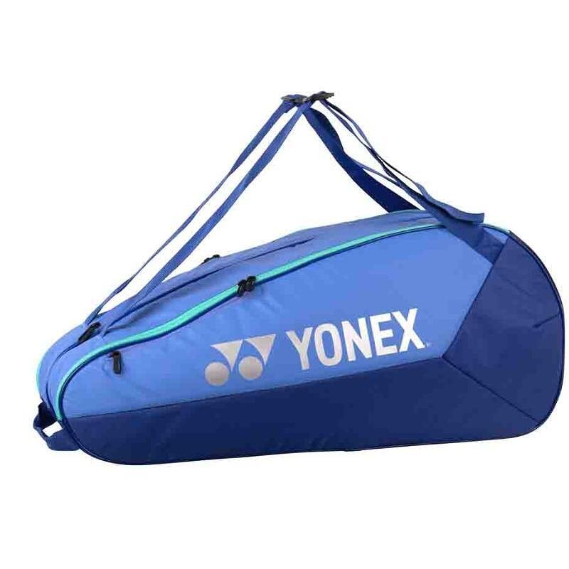 Термобег YONEX TEAM Blast Blue - 6 ракети, син тенис сак Yonex за 6 ракети и отделение за маратонки