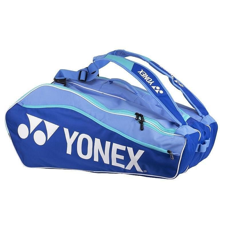 Yonex Club Line Blast Blue/Turquoise Thermal Bag - 12 racquets – stylish Yonex tennis bag for racquets and gear