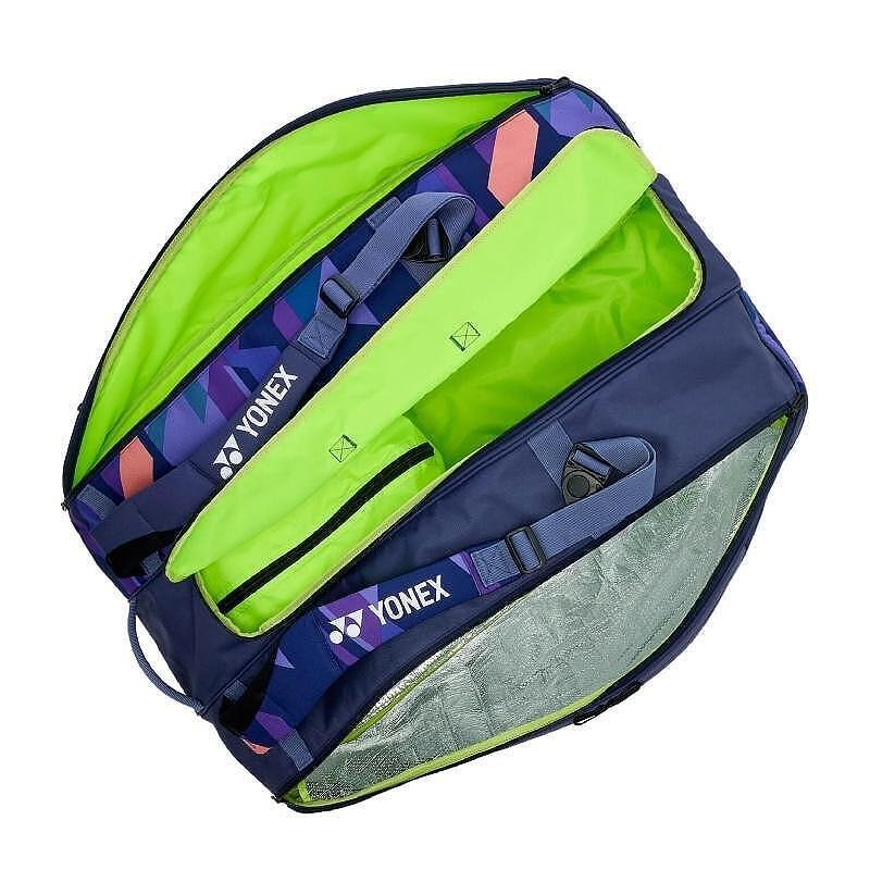 Thermo bag YONEX PRO BAG Midnight Navy - 12 rackets, spacious YONEX tennis bag with thermo compartment for rackets