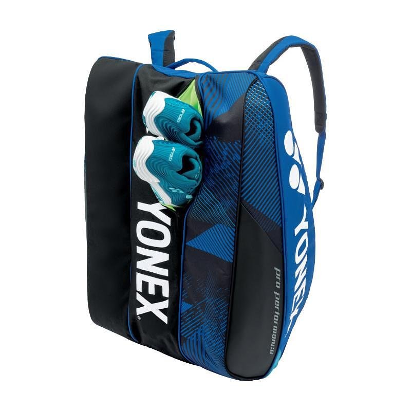 Термобег YONEX PRO BAG Cobalt Blue - 12 ракети, тенис сак за ракети, обувки и екипировка
