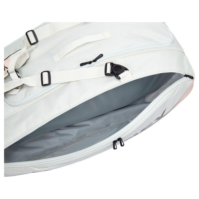 Термобег YONEX PRO BAG Sand Beige - 9 ракети - бял тенис сак с отделения за екипировка