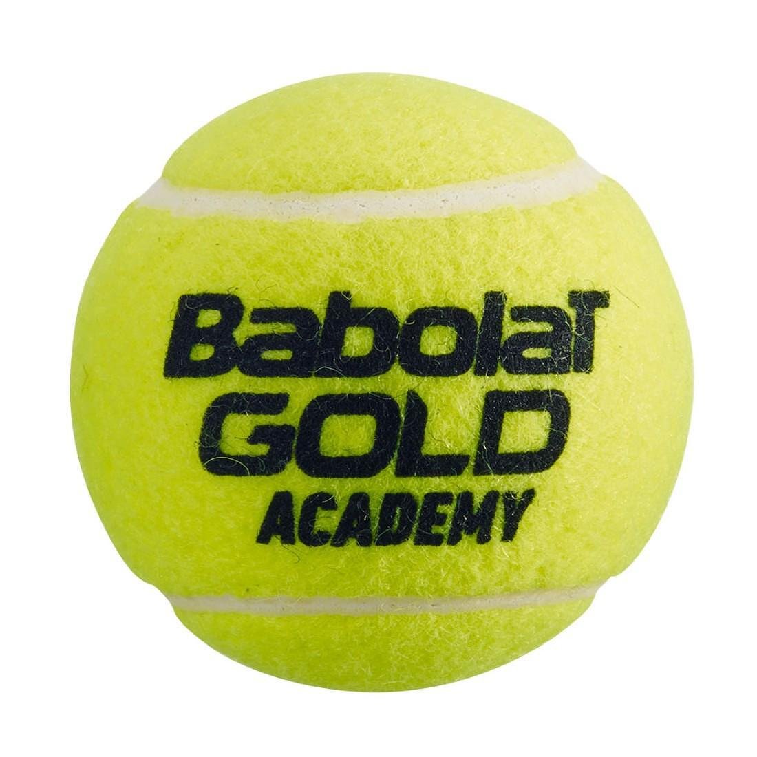 Babolat GOLD ACADEMY X3 pressureless tennis and training balls, more durable and with a long lifespan.