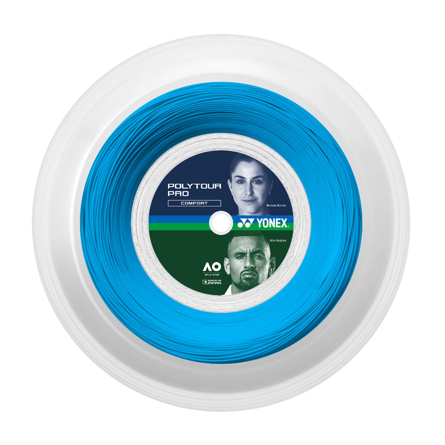 Rolă Yonex Polytour Pro 1.20, 1.25, 1.30 Blue - corzaj de tenis în AllCourt