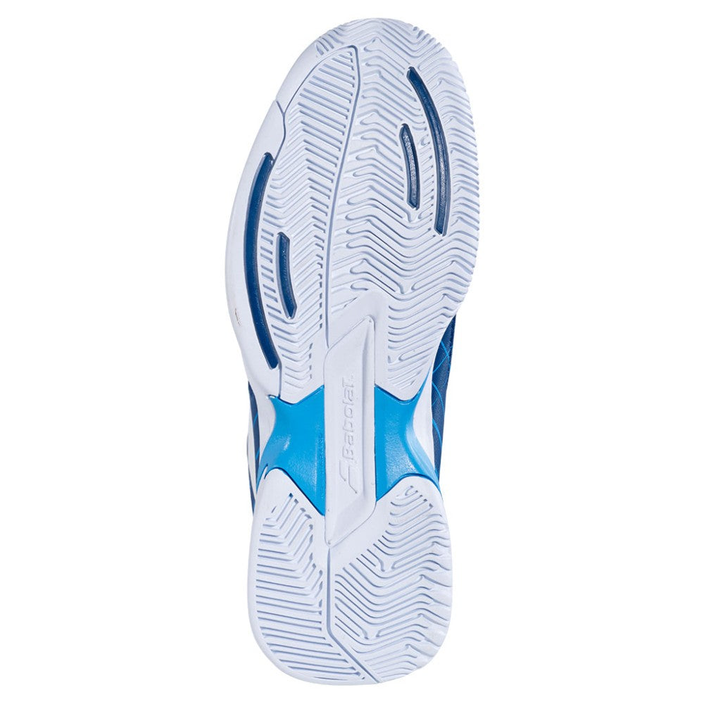 Kids' Babolat Pulsion AC JR Estate Blue/White sneakers - tennis shoes at AllCourt, detail 3