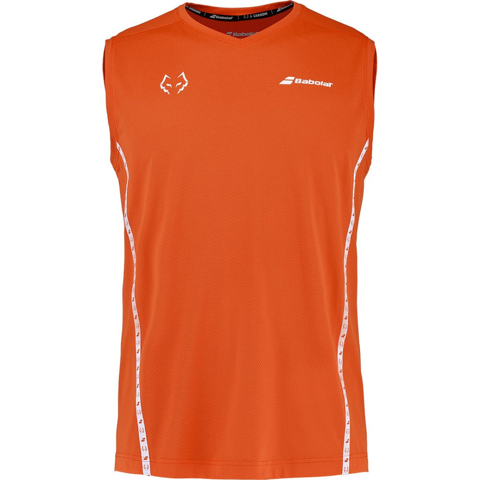 Мъжки падел потник Babolat Mucle Tank J Lebron Red Orange