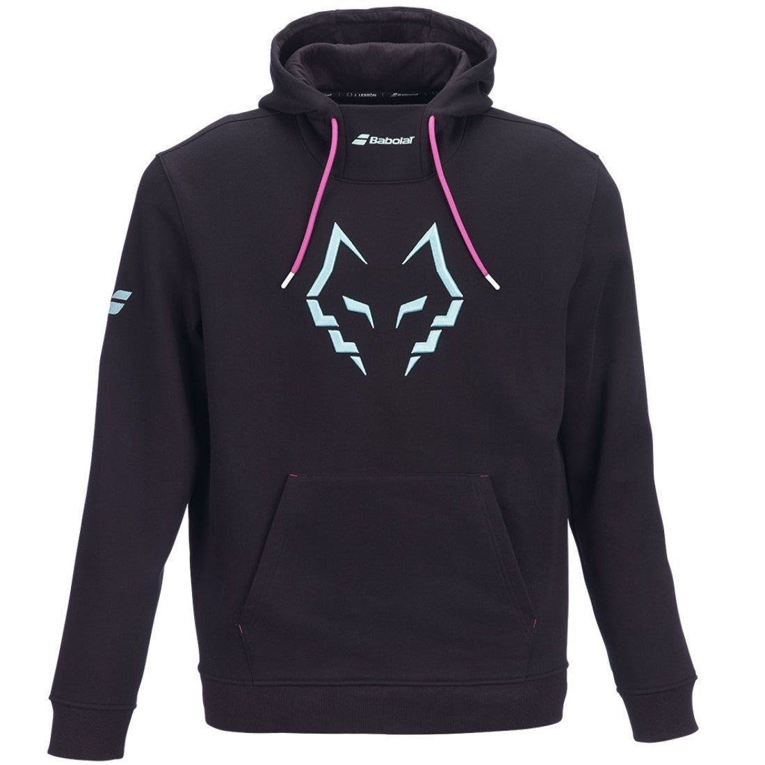 Мъжки суитшърт Babolat Hood Sweat Juan Lebron Black